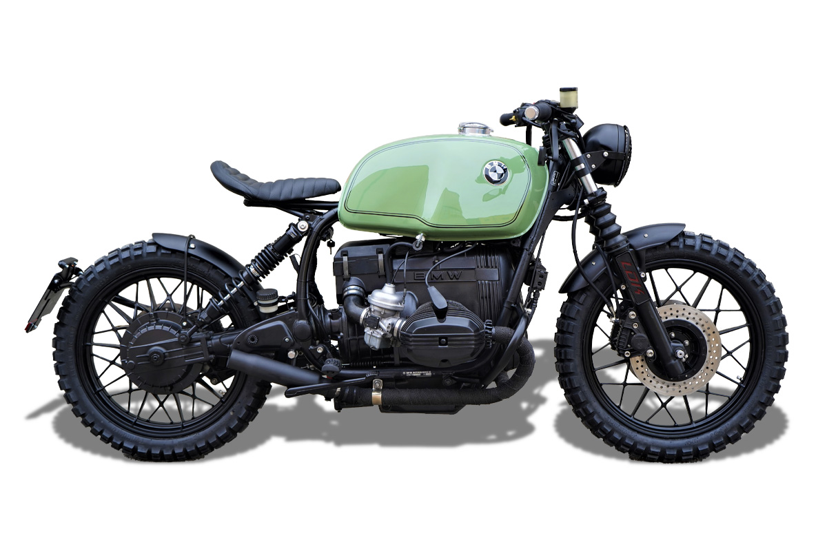 bmw r100 bobber olive